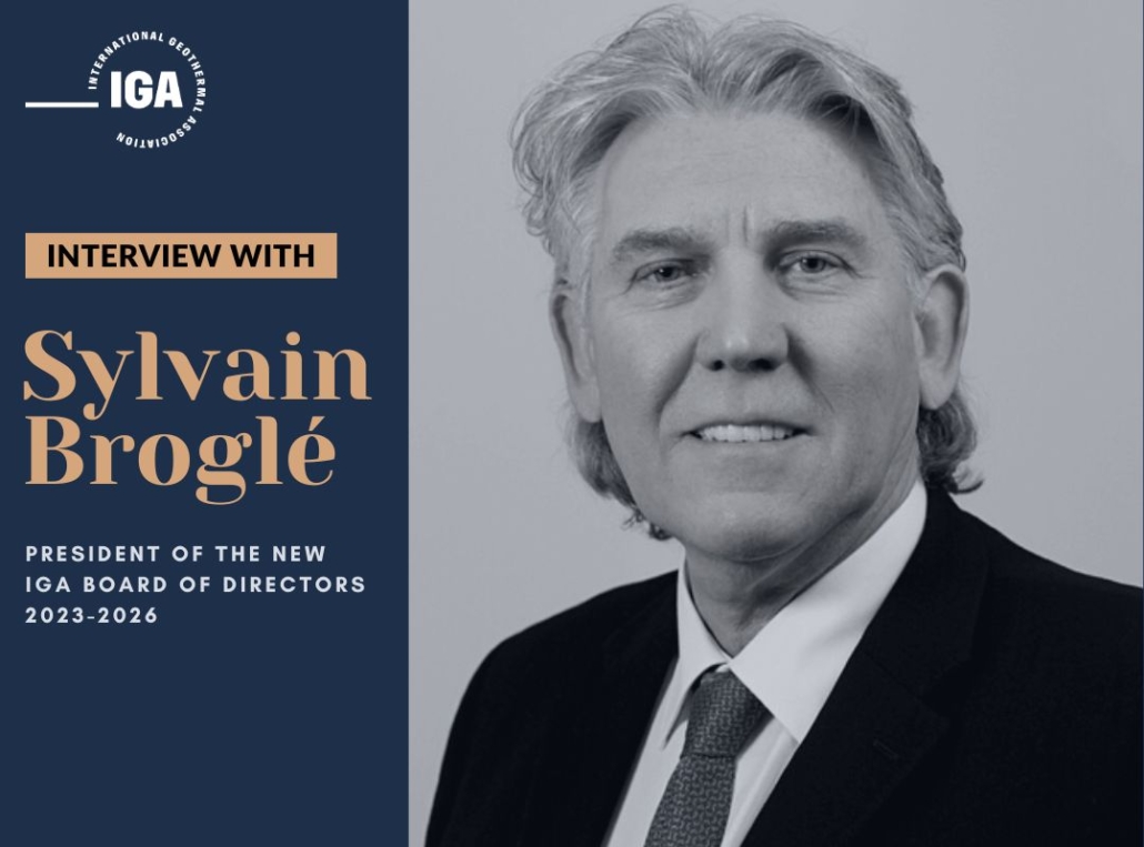 Yeni IGA (International Geothermal Association) Başkanı  Sylvain Brogle İle Röportaj