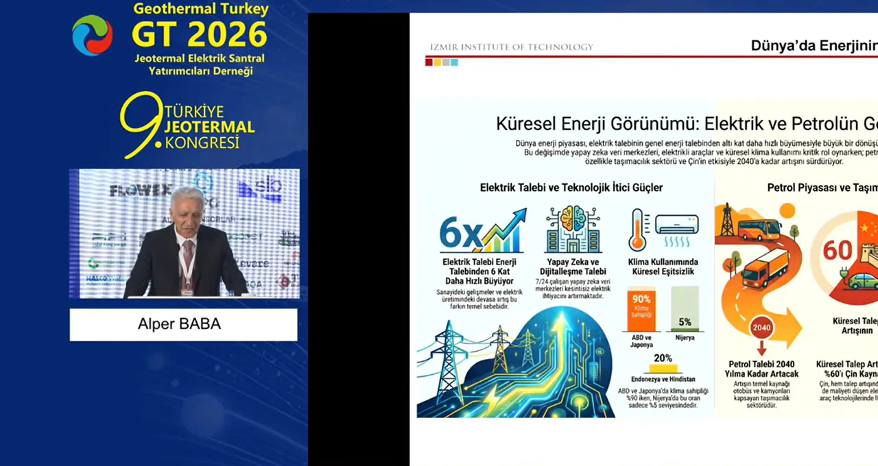 GT 2026’da Prof. Dr. Alper BABA Jeotermal Enerjiyi Değerlendirdi